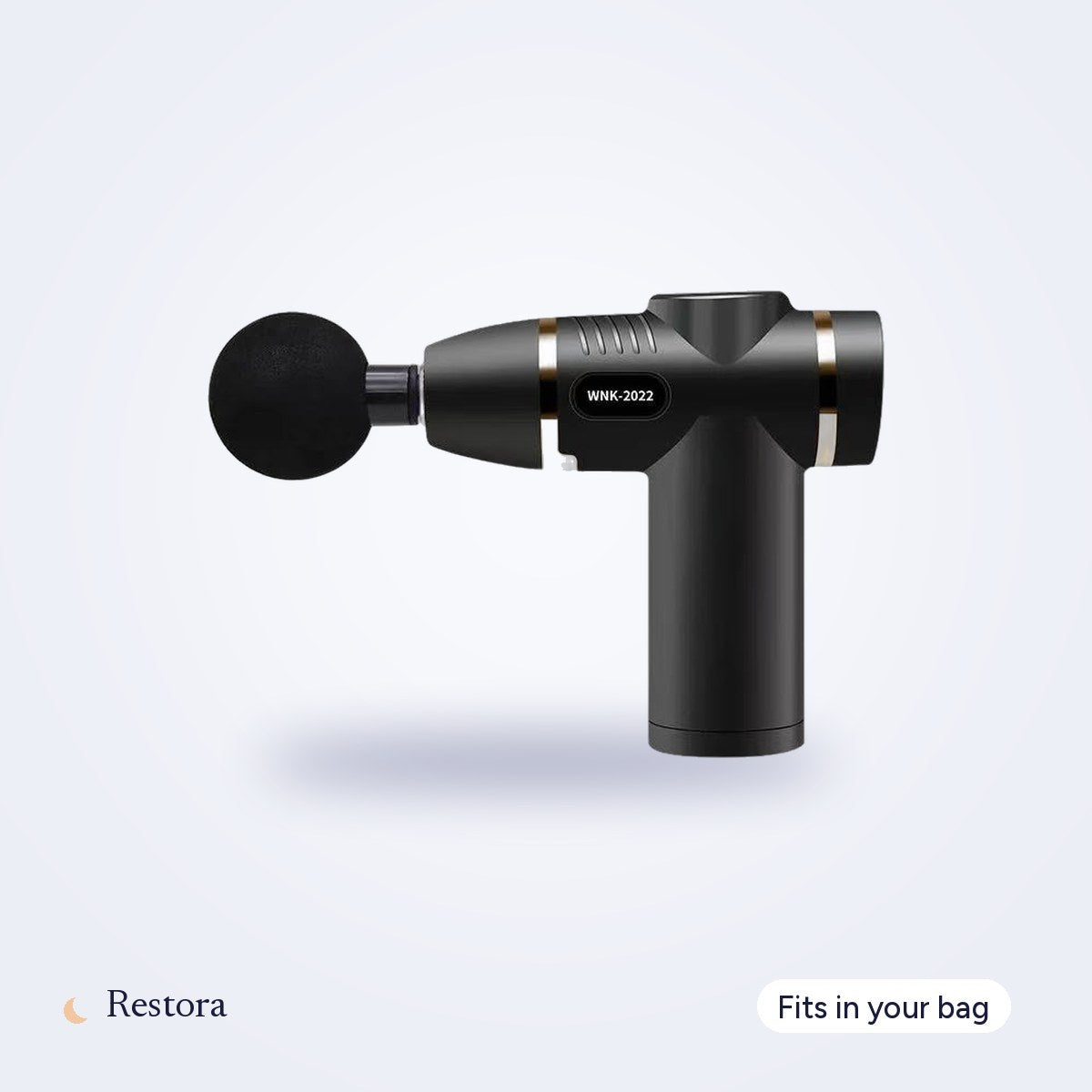 Restora mini massage gun in black