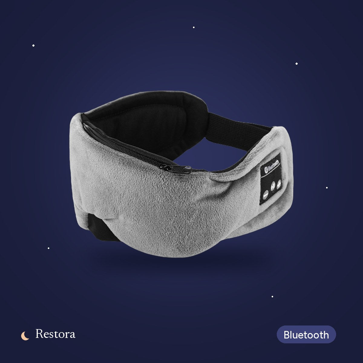 Restora Bluetooth sleep mask in grey